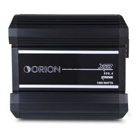 Orion XTR1000.4 Owner's Manual