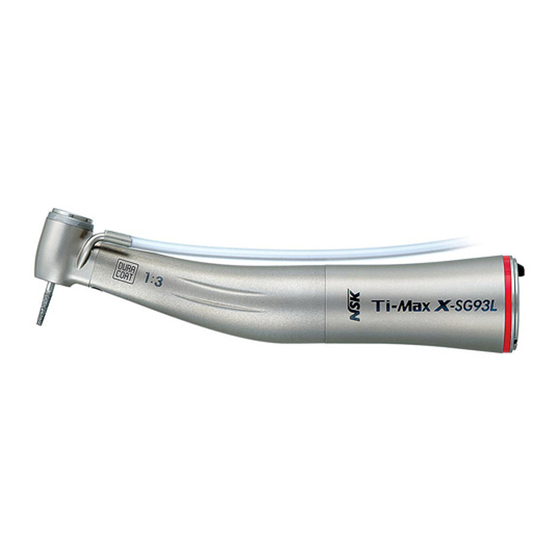 NSK Ti-Max S-Max Series Operation Manual