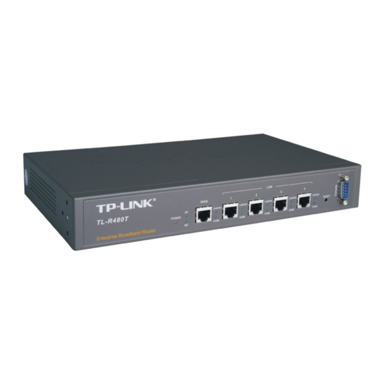 TP-Link TL-R480T User Manual