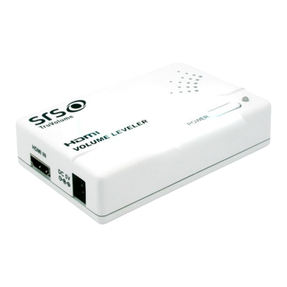 Converters.TV TruVolume Operation Manual