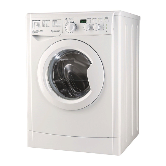 Indesit EWD 71052 HK Instruction & Installation Manual