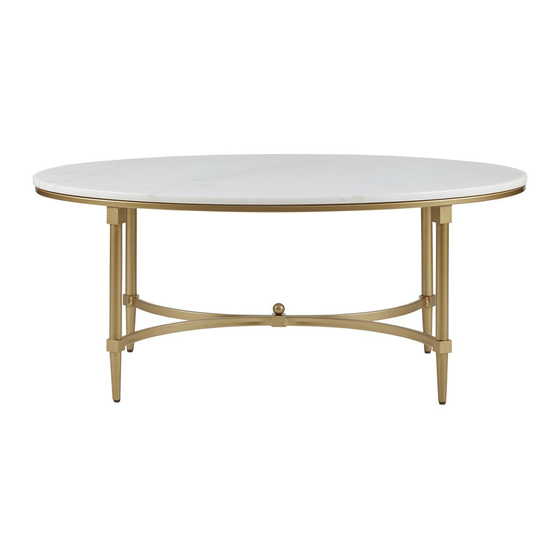 Madison Park Signature Bordeaux Coffee table 267485 Assembly Instructions