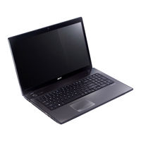 Acer Aspire 7741Z Series Quick Manual