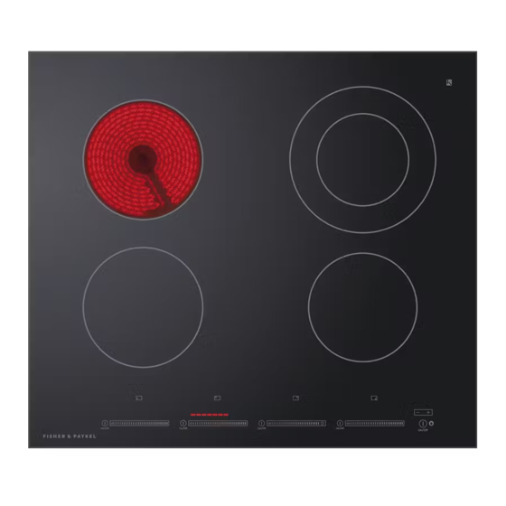 Fisher & Paykel CE244DTB1 Installation Manual