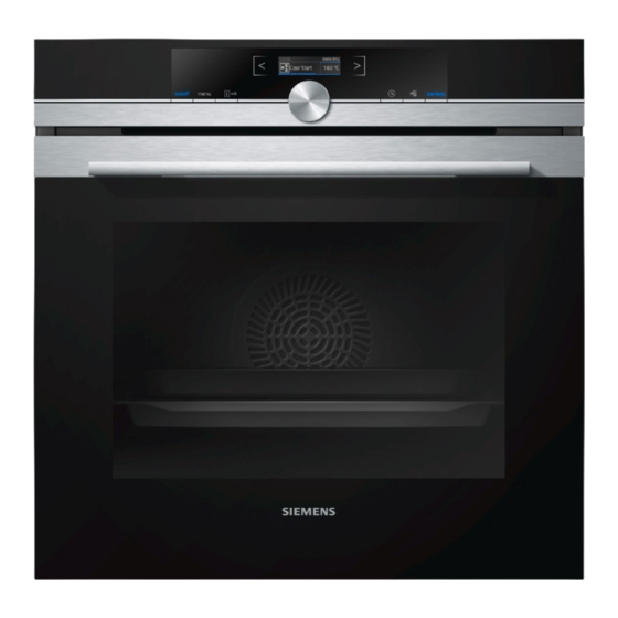 Siemens HB675GBS1 Instruction Manual