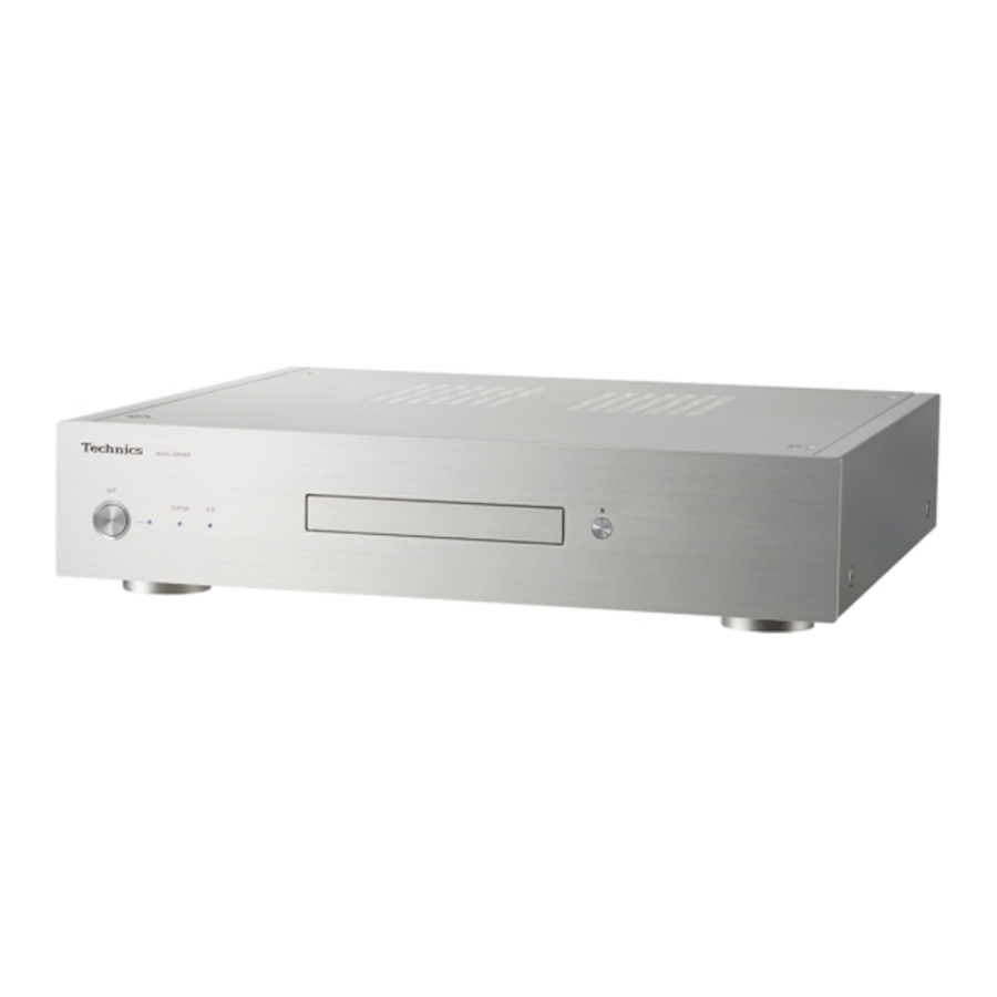 Technics ST-G30L - Music Server Manual