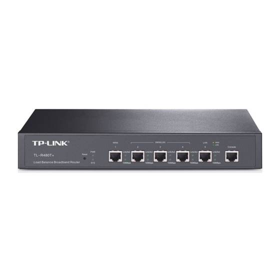 TP-Link TL-R480T Installation Manual