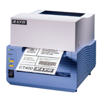 SATO CT400 Manual List