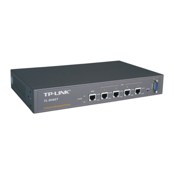 TP-Link TL-R480T Installation Manual