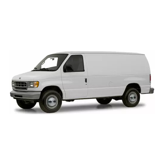 Ford 2001 Econoline Owner's Manual