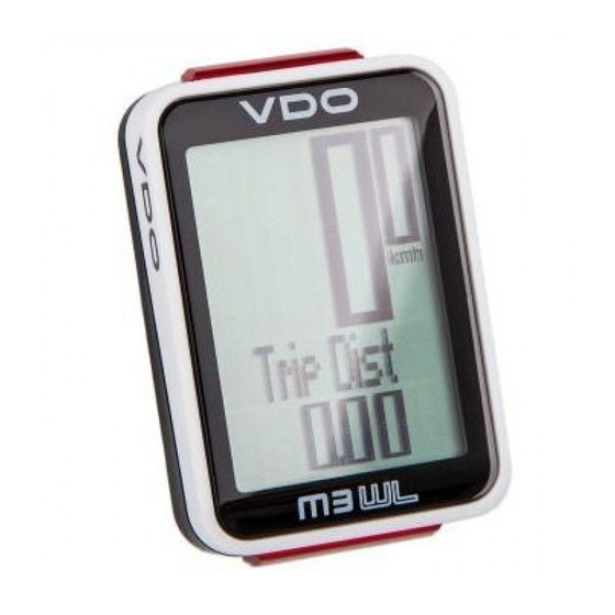 VDO M3WL User Manual