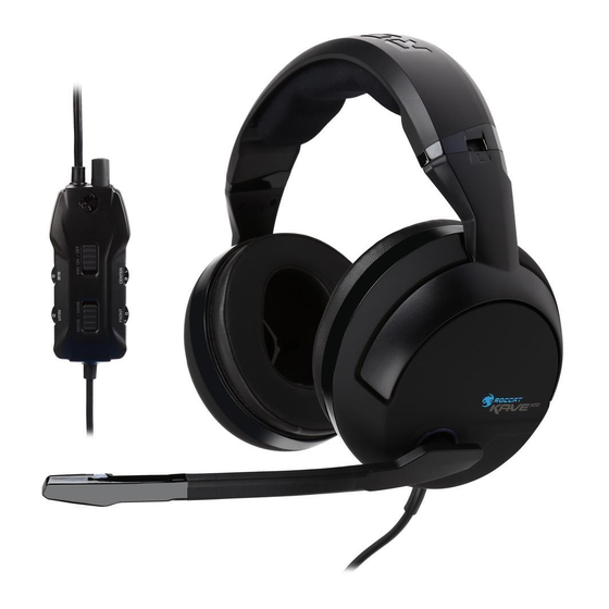 Roccat KAVE XTD 5.1. ANALOG Quick Installation Manual