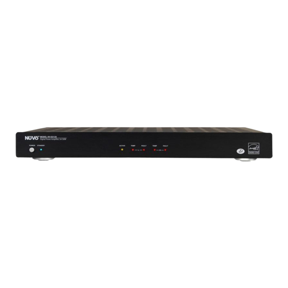 Nuvo NV-D2120 Installation Manual