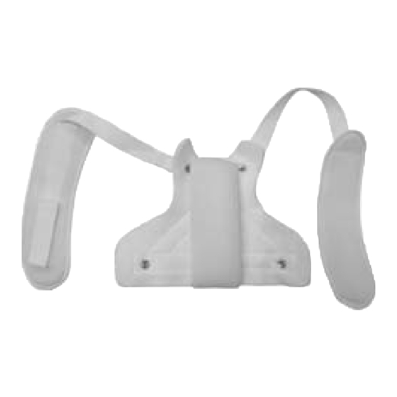 Össur Front Closure Clavicle Support Instructions For Use