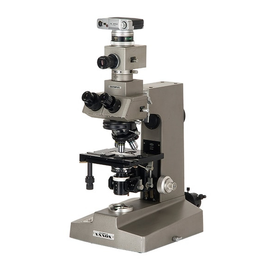 Olympus VANOX Repair Manual