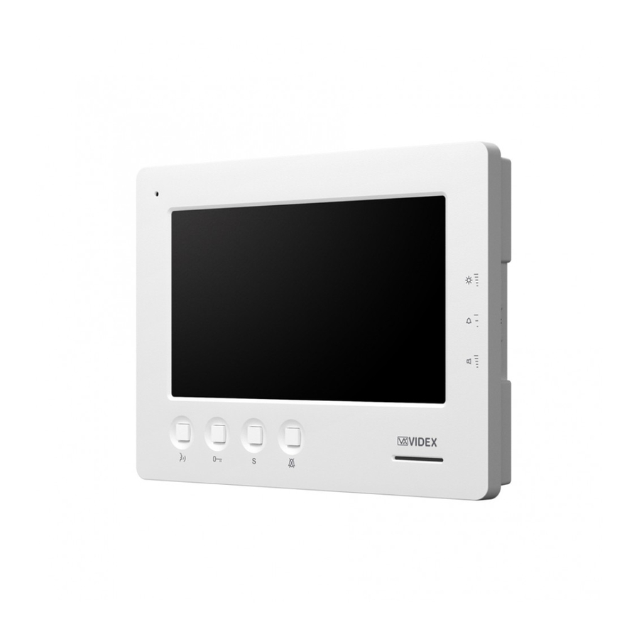 Videx 6758 Quick Manual