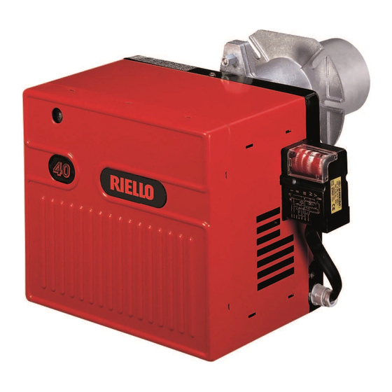 Riello 40 Series Installation, Use And Maintenance Instructions