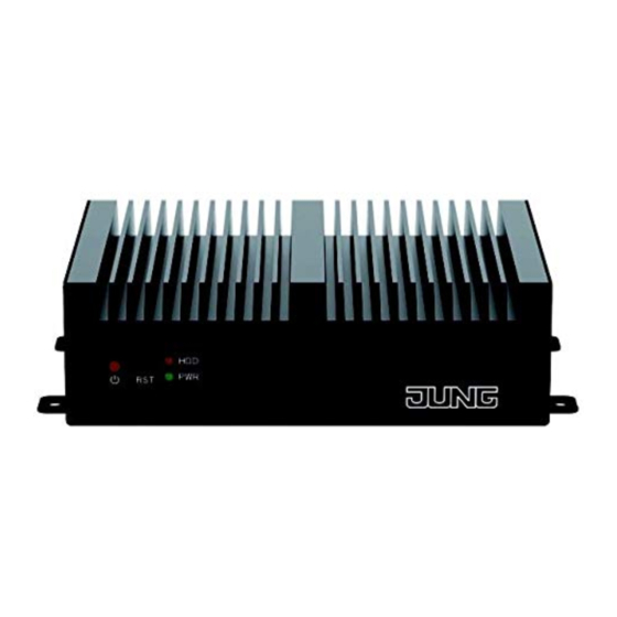 Jung Visu Pro SENEC Edition Operating Instructions