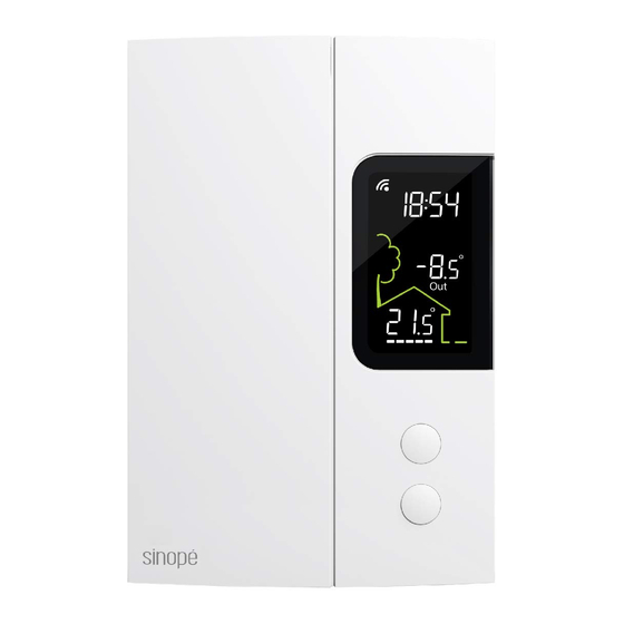 Sinope TH1123ZB Installation Manual