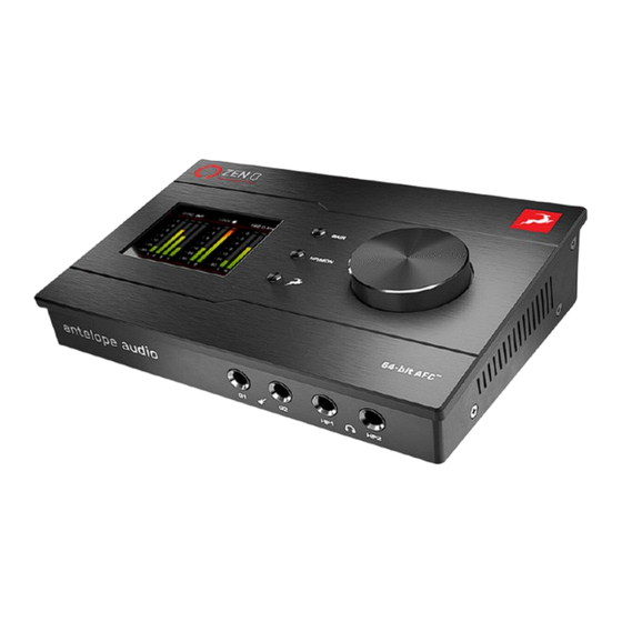 Antelope ZEN Q SYNERGY CORE User Manual