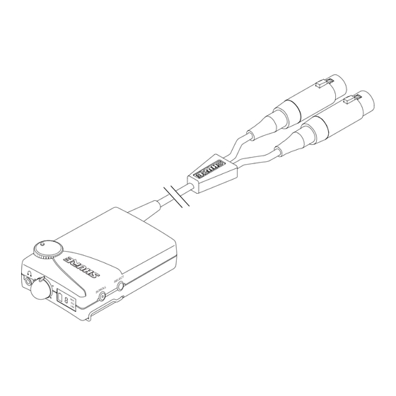 Shure P4HW User Manual