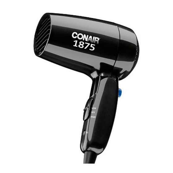 Conair 124TSC Instruction And Styling Manual