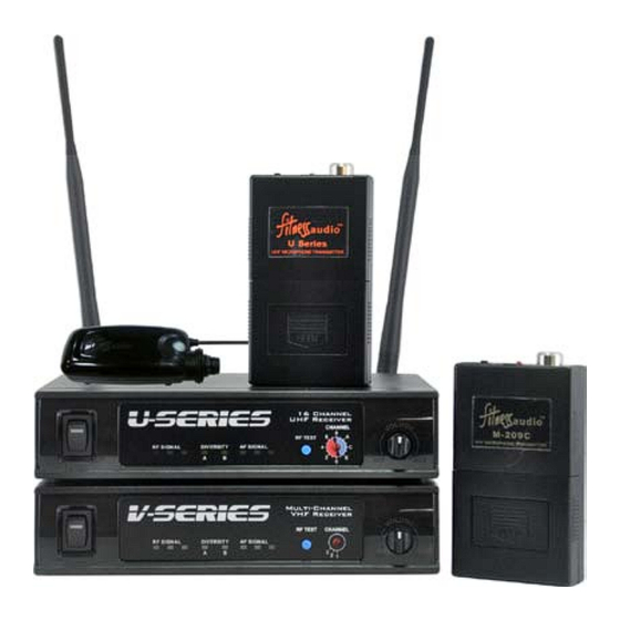 FITNESS AUDIO SDR-5616 Operating Manual