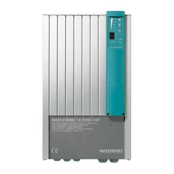 Mastervolt Mass Combi 12/2000-100 Quick Installation