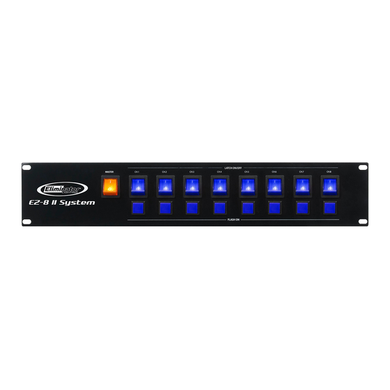 Eliminator Lighting EZ8 System Instructions