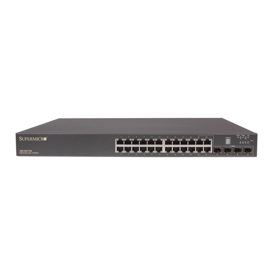 Supermicro SSE-G24-TG4 Configuration Manual