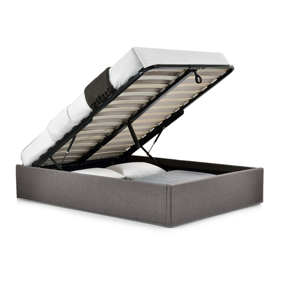 Birlea Berlin King Fabric Bed Assembly Instructions Manual