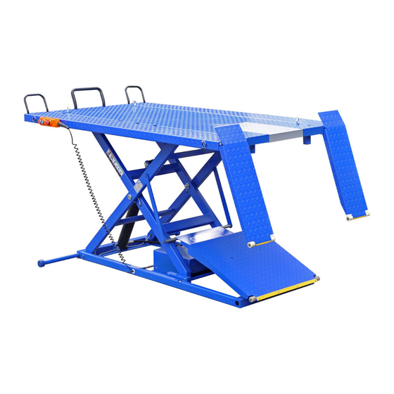 IDEAL A-2200IEH-XR ATV Lift Table Manuals