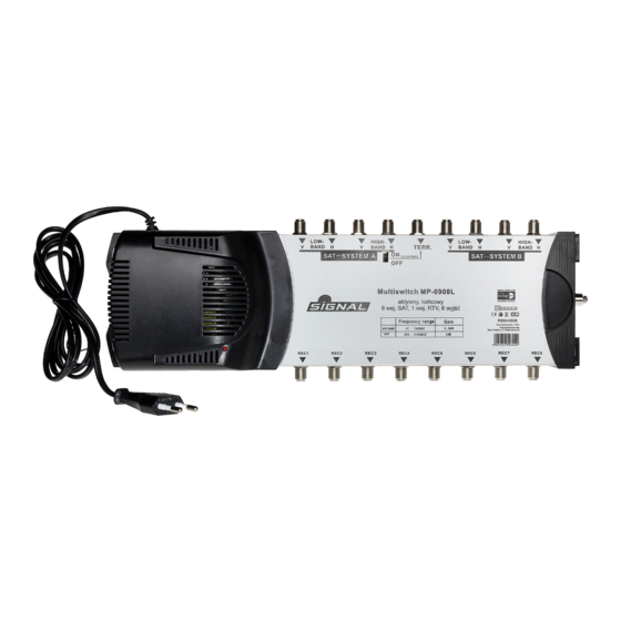 Signal SMS-9/8 User Manual