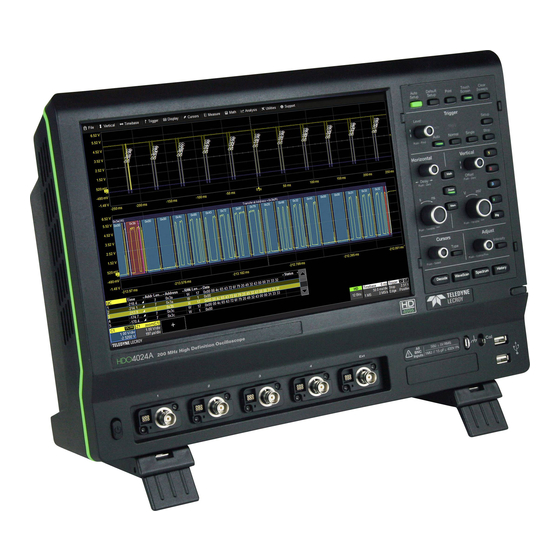 Teledyne Lecroy HDO4024A-MS Manuals