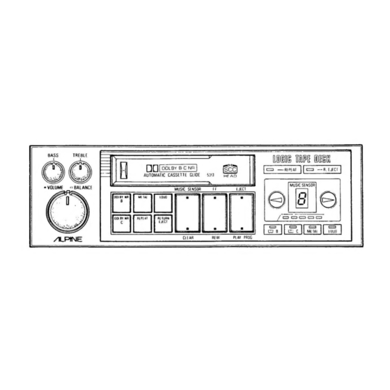 Alpine 5313 Service Manual