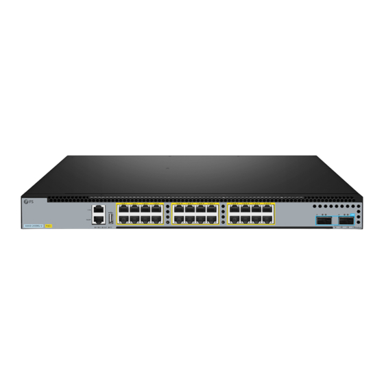 FS S5850-24XMG-U Series Managed L3 Switch Manuals