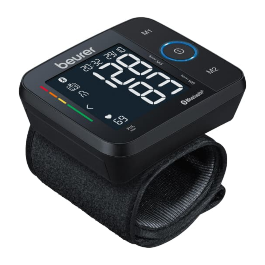 Beurer BC 54 - Blood Pressure Monitor Manual