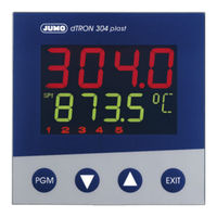 Jumo dTRON 304 plast Operating Manual