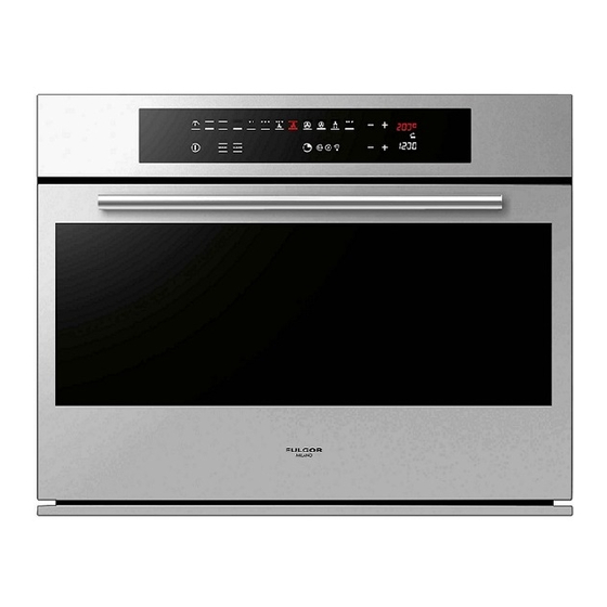 Fulgor Milano SUPREME SO 7514 Instructions For Installation And Use Manual