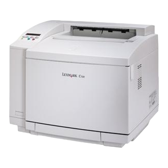 Lexmark C720 Service Manual