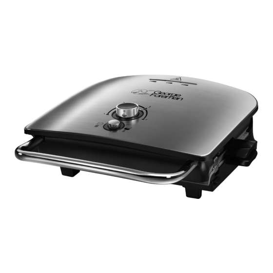 George Foreman 22160 Instructions And Recipes Manual