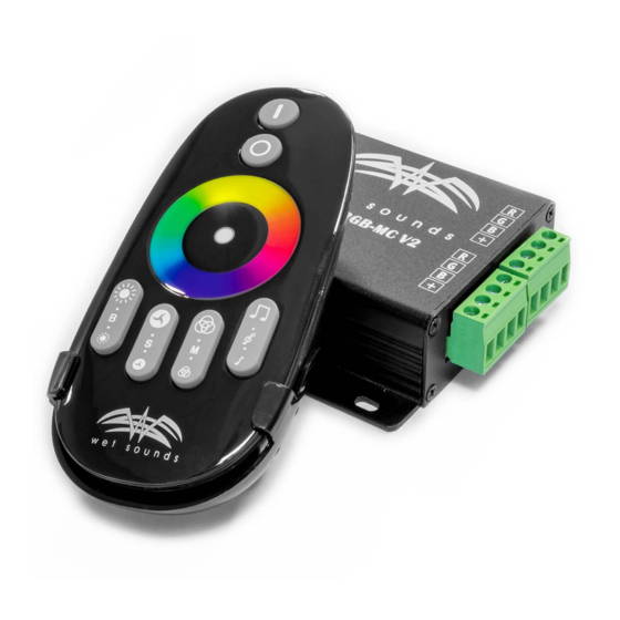 Wet Sounds RF-RGB-MC V2 Owner's Manual