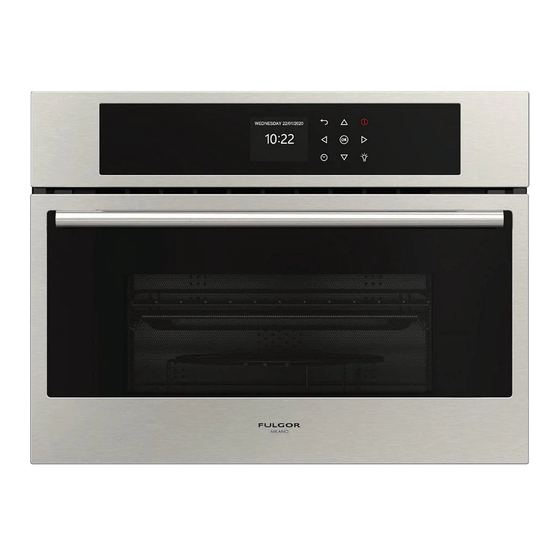 Fulgor Milano F7DSPD24S1 Instructions For Installation And Use Manual