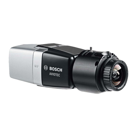 Bosch AVIOTEC IP starlight 8000 Quick Installation Manual