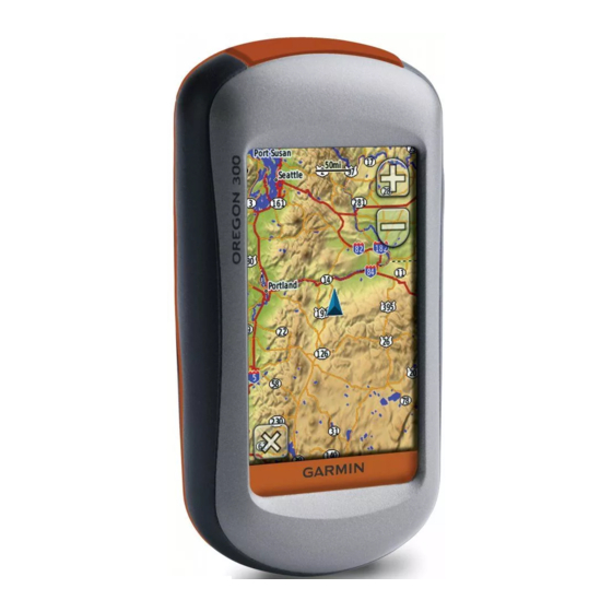 Garmin Oregon300 Using