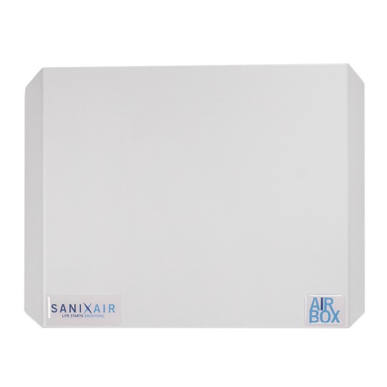 Sanixair AirCar 1 Use And Maintenance