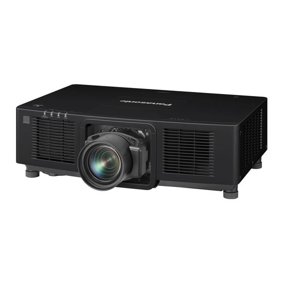 Panasonic PT-MZ17K Operating Instructions Manual