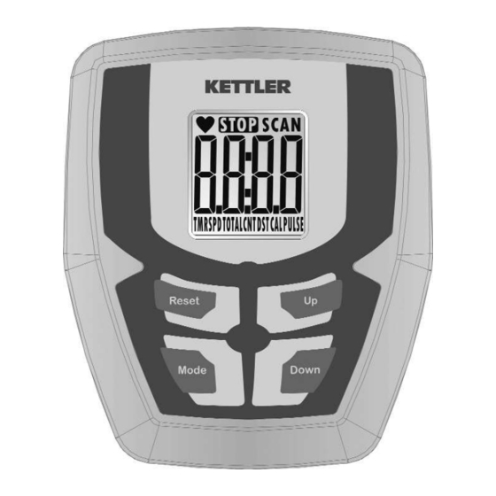 Kettler ST-7476-1 Manual