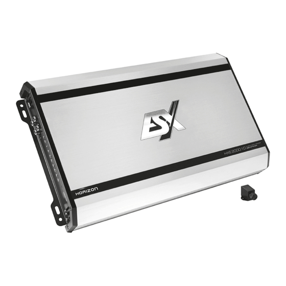 Audio Design HORIZON HXE1200.1D User Manual