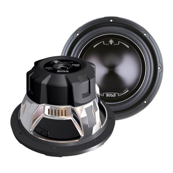 Boss Audio Systems Phantom P12DVC User Manual
